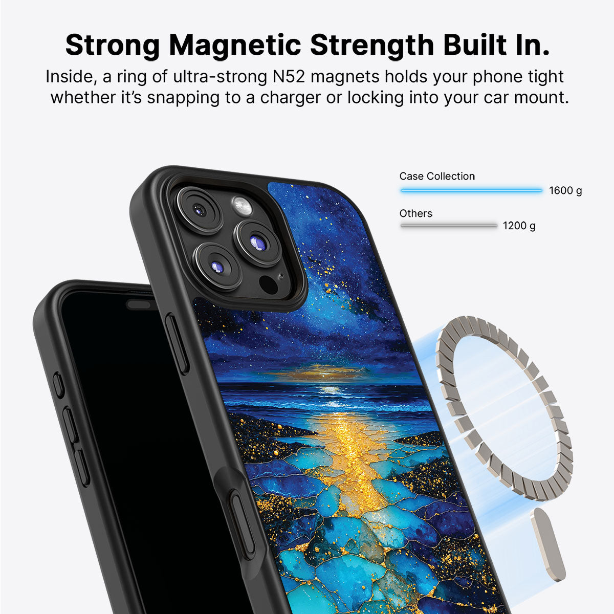 iPhone 16 Pro Case with MagSafe – Cosmic Seascape