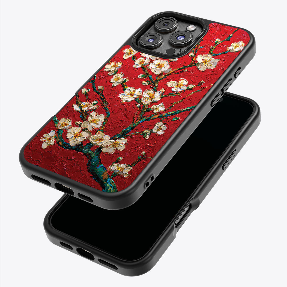Crimson Blossom - iPhone 16 Pro Case #case type_core (magsafe), #case type_core (non magsafe)