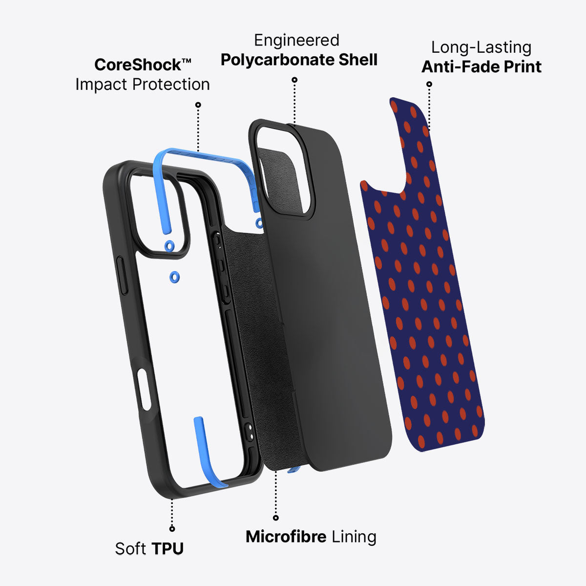 Fiery Instinct - iPhone 16 Pro Case #case type_core (non magsafe)