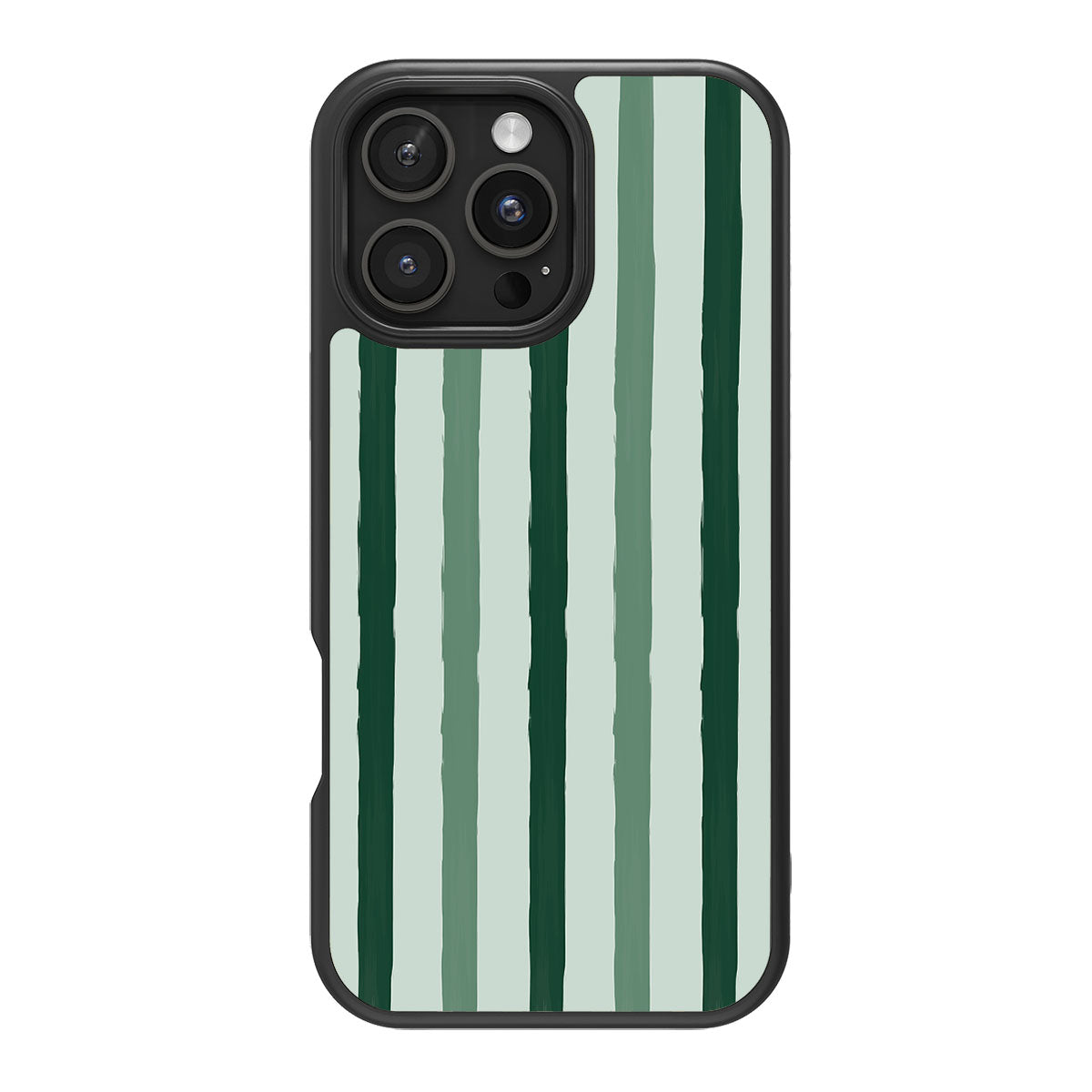 Green Watercolor Stripes - iPhone 16 Pro Case #case type_core (magsafe), #case type_core (non magsafe)