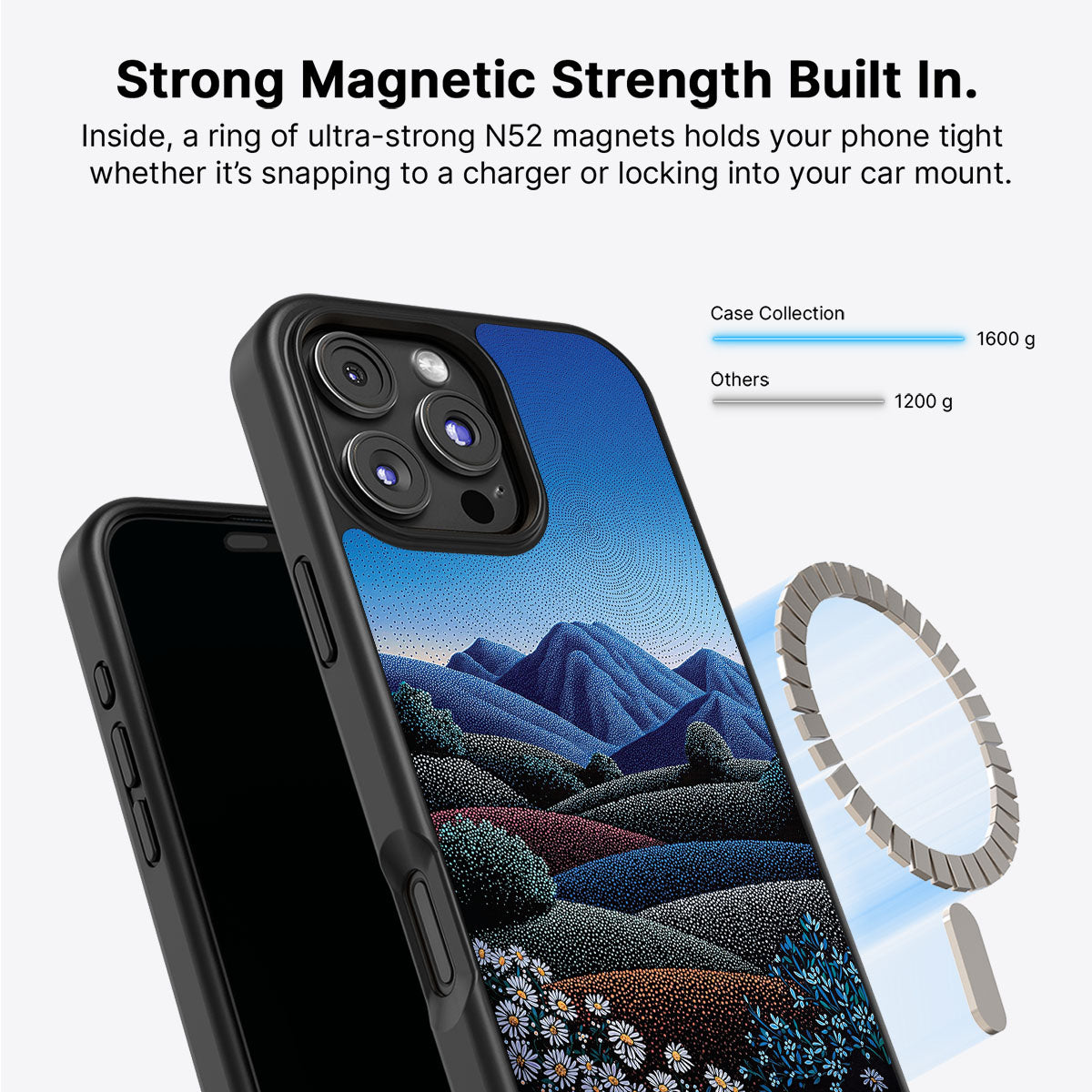 iPhone 16 Pro Case with MagSafe – Indigo Hills