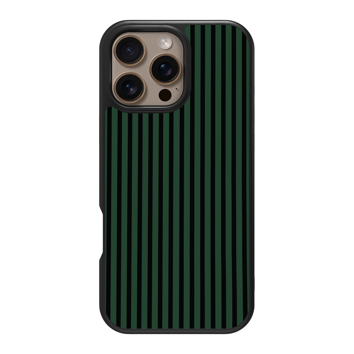 Green Stripe iPhone 16 Pro Case – Jungle Rule | MagSafe