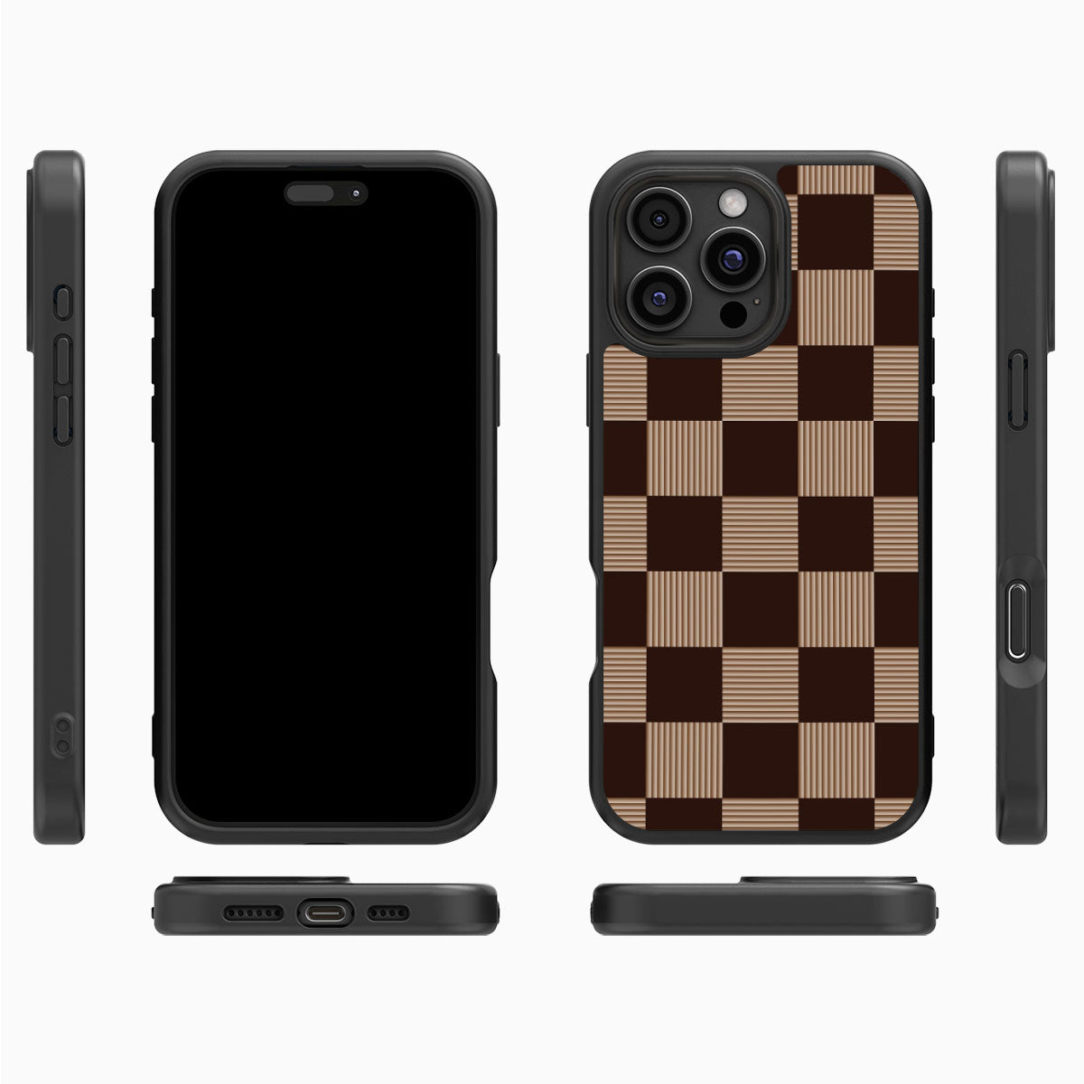 Latte Check - iPhone 16 Pro Case  #case type_core (magsafe), #case type_core (non magsafe)