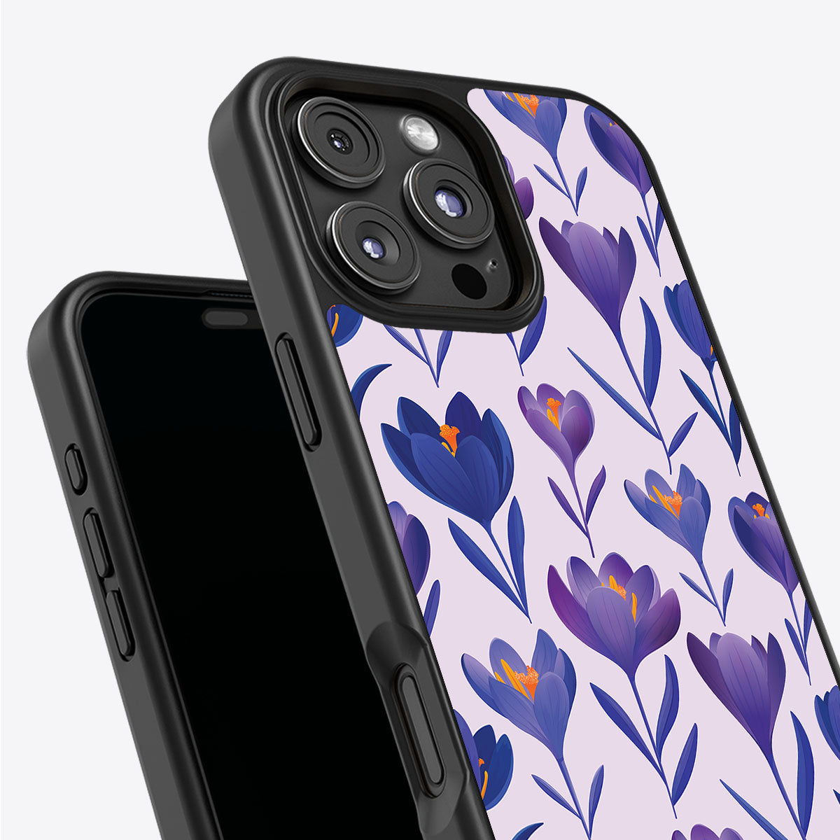 Midnight Crocus - iPhone 16 Pro Case #case type_core (non magsafe)