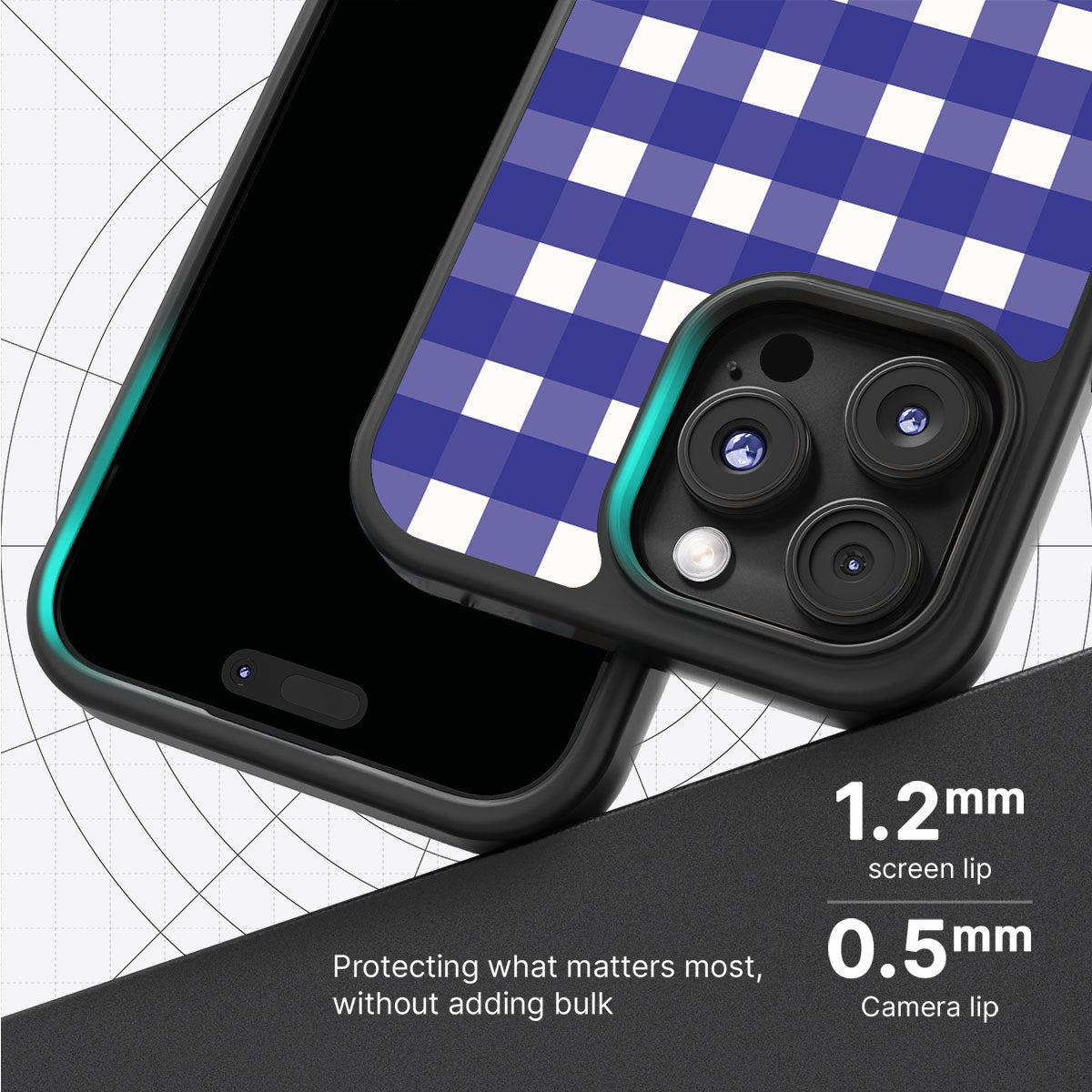 Nautical Grid - iPhone 16 Pro Case