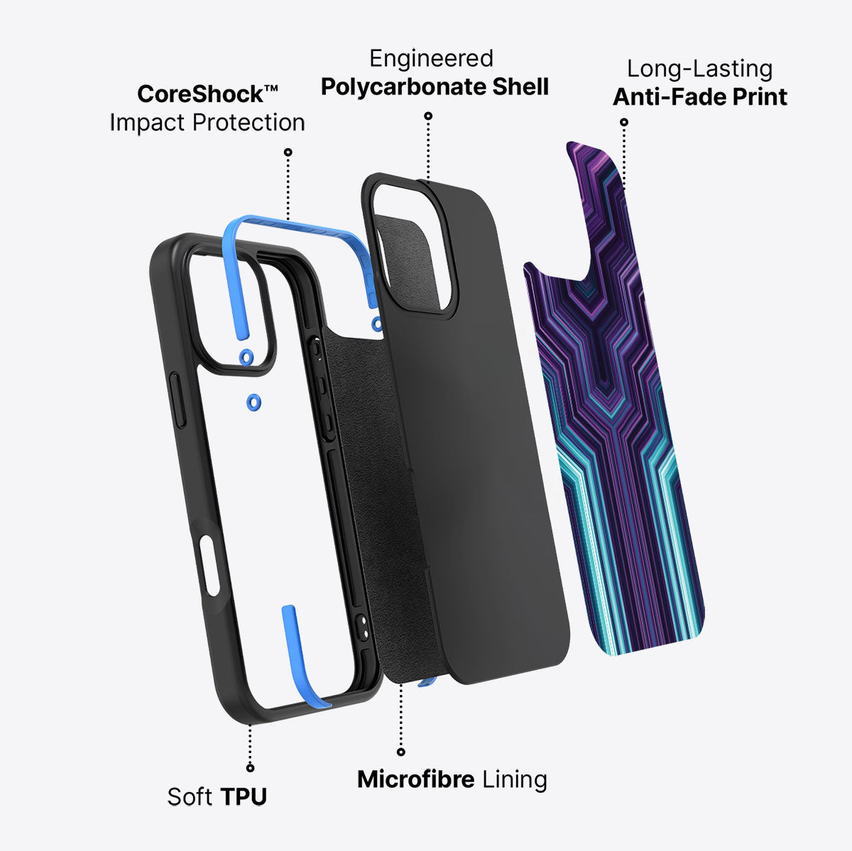Neonverse - iPhone 16 Pro Case #case type_core (non magsafe)