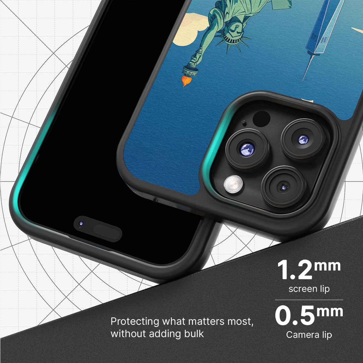 Newyork - iPhone 16 Pro Case #case type_core (magsafe), #case type_core (non magsafe)