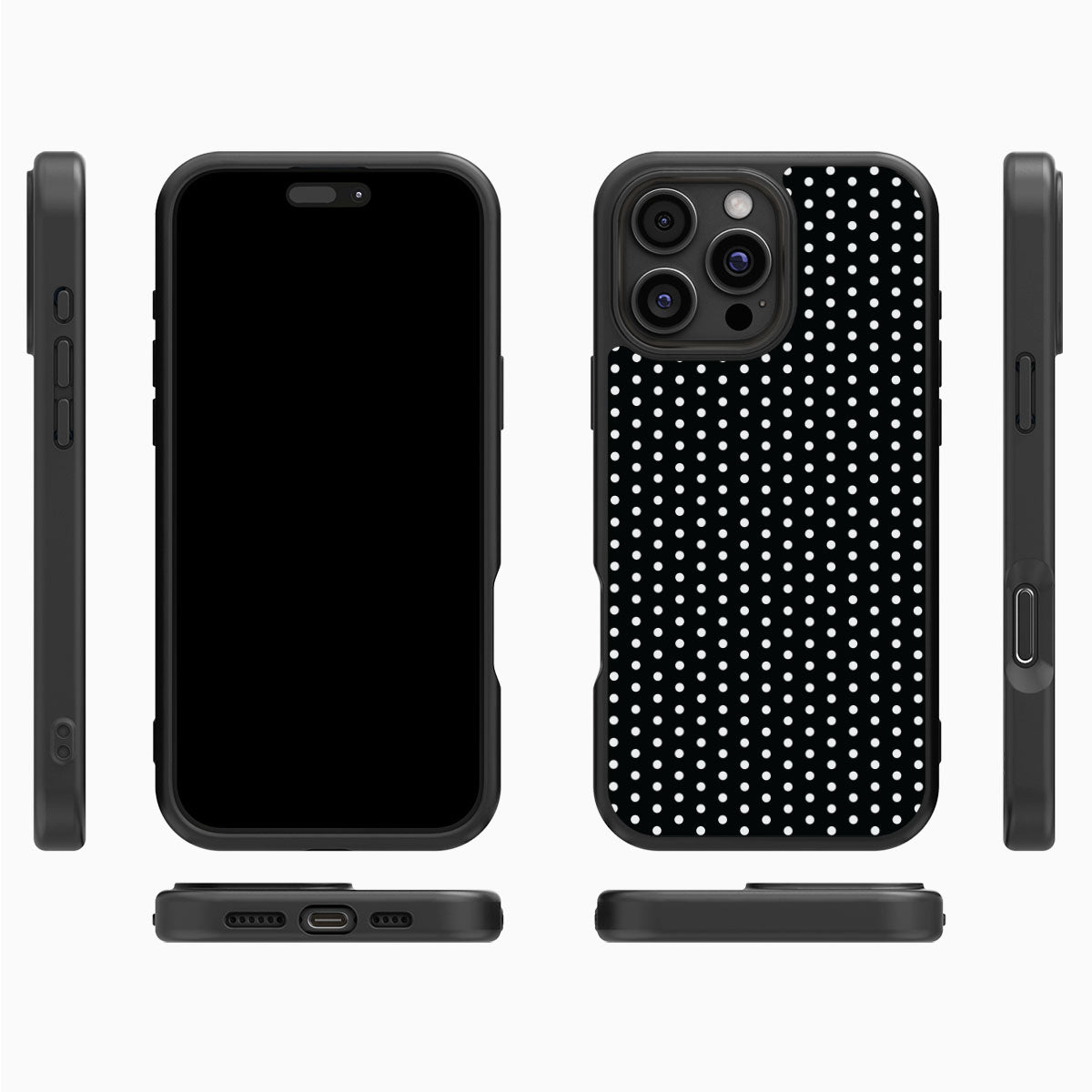 Noir Mesh - iPhone 16 Pro Case #case type_core (magsafe), #case type_core (non magsafe)