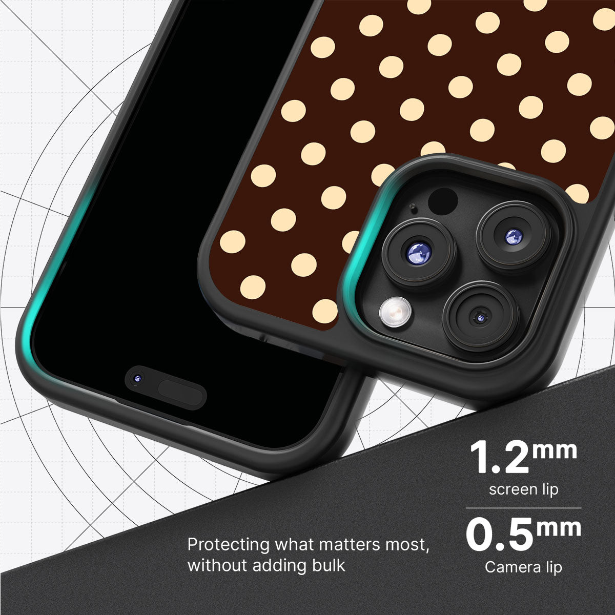 Nutty Choco - iPhone 16 Pro Case #case type_core (magsafe), #case type_core (non magsafe)