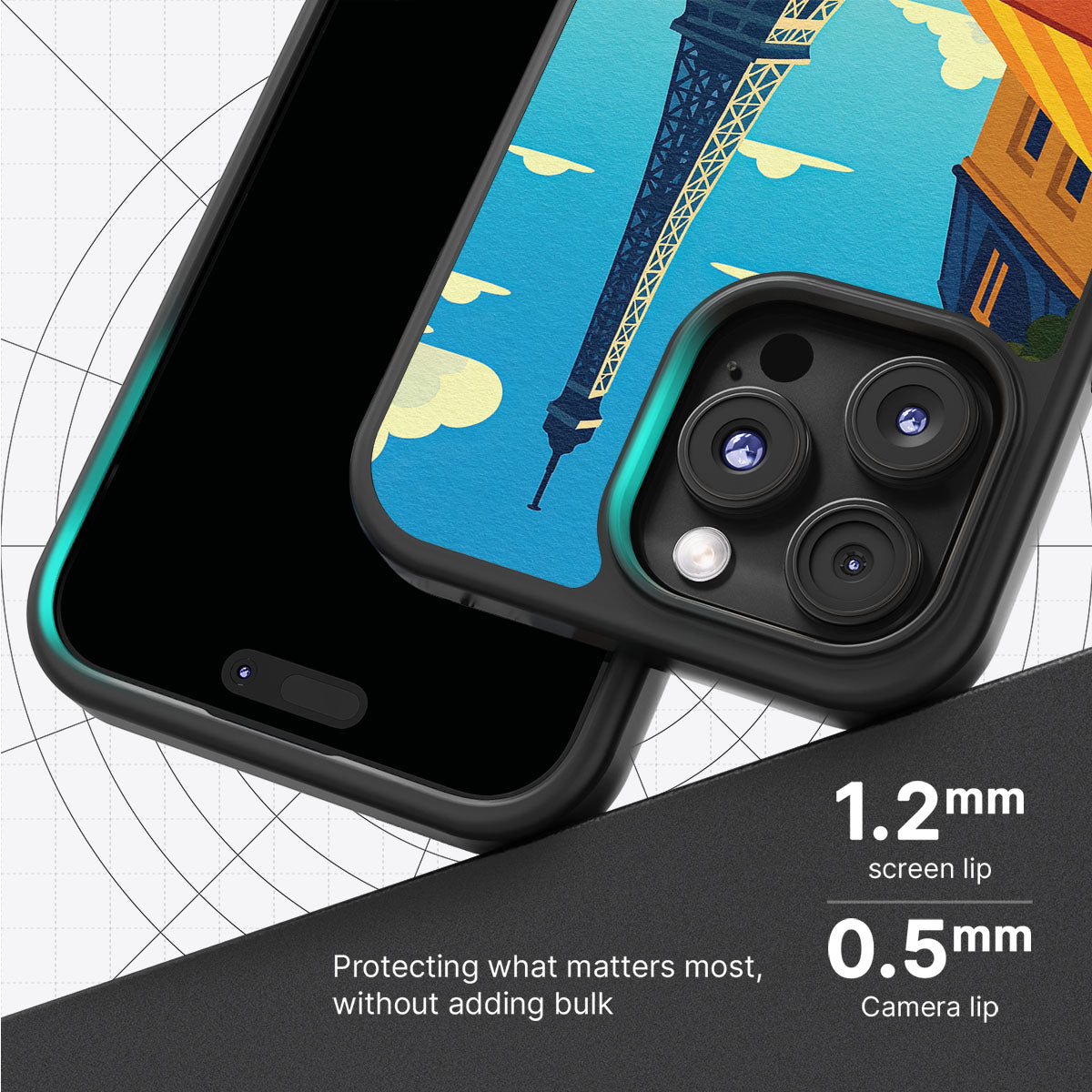 Paris - iPhone 16 Pro Case #case type_core (magsafe), #case type_core (non magsafe)