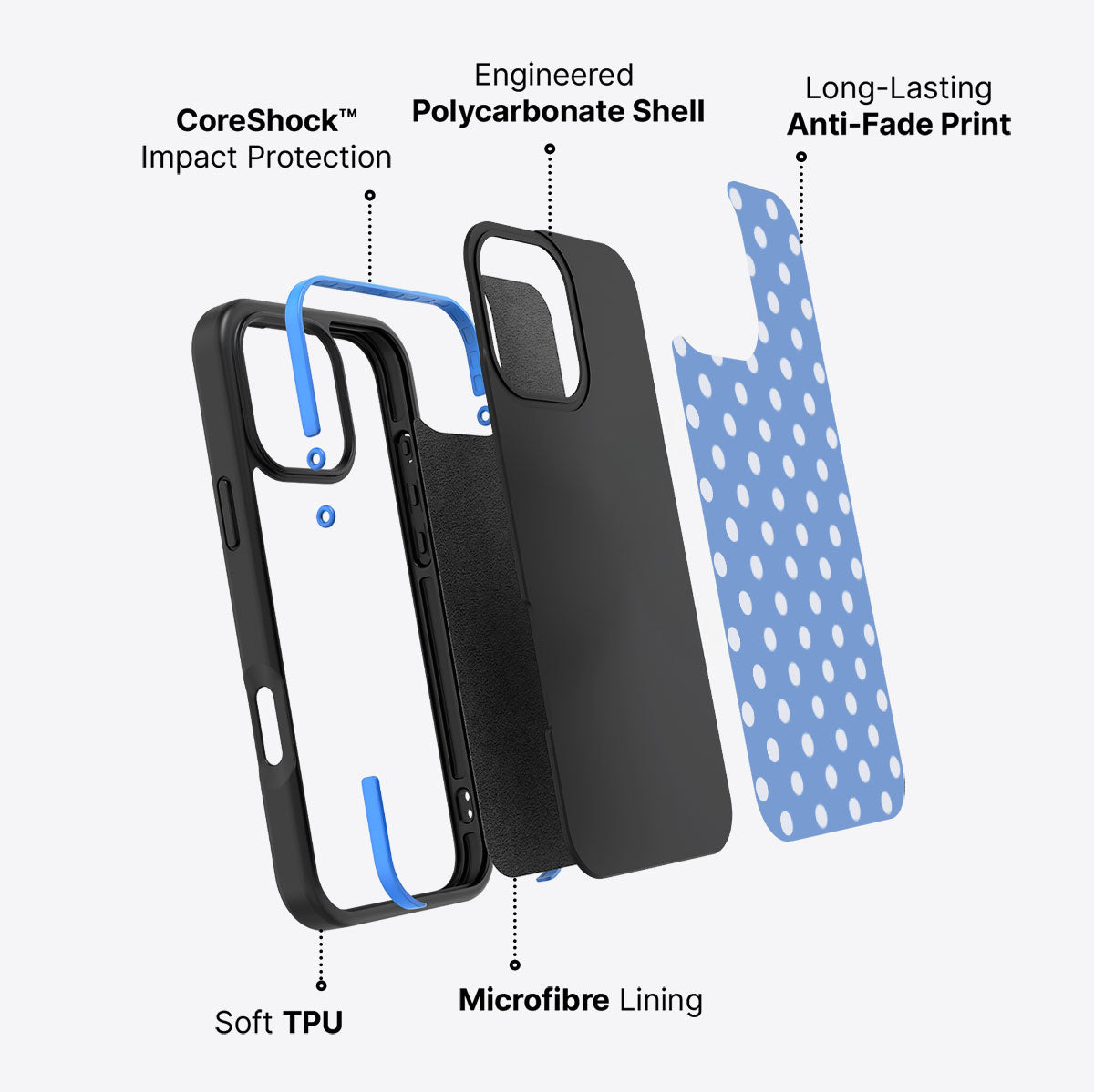 Pasty Twister - iPhone 16 Pro Case #case type_core (non magsafe)