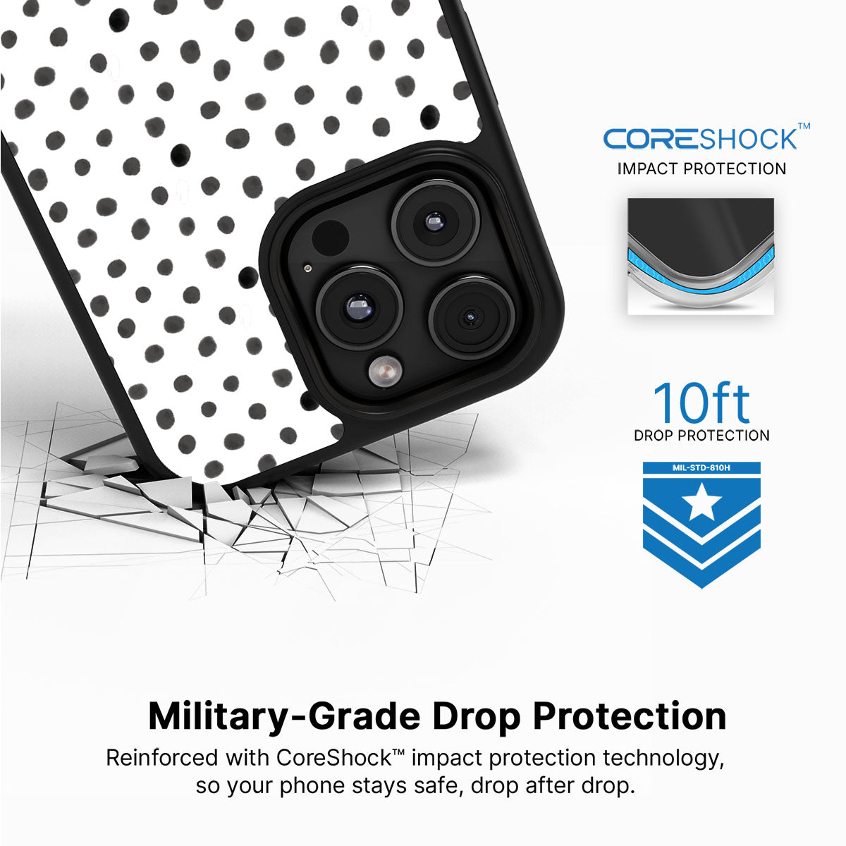 Polka Play - iPhone 16 Pro Case #case type_core (magsafe), #case type_core (non magsafe)