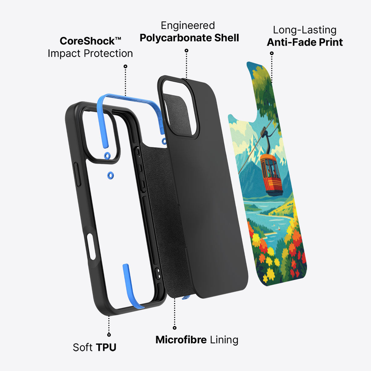 Queenstown - iPhone 16 Pro Case #case type_core (non magsafe)