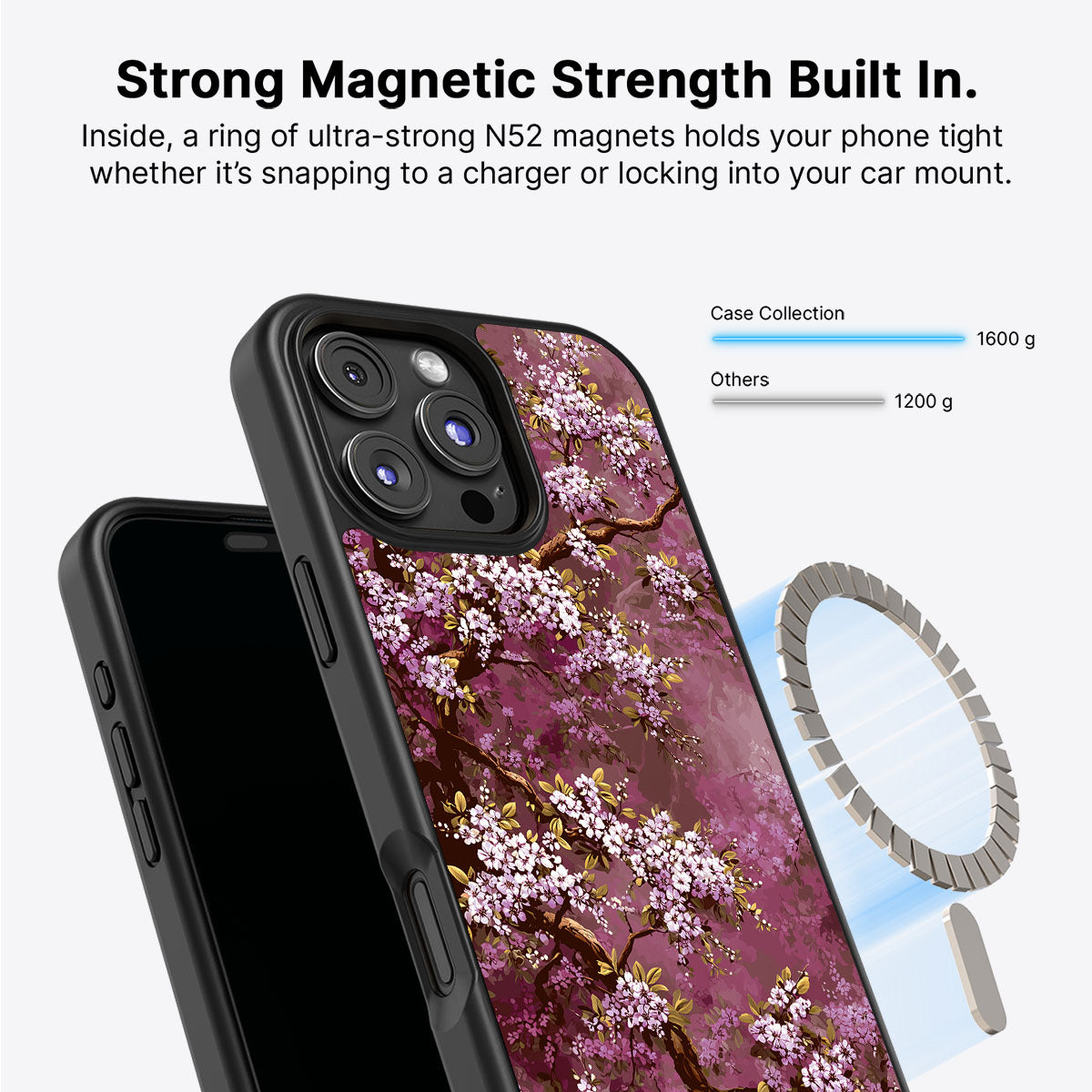 Rose Whisper - iPhone 16 Pro Case #case type_core (magsafe)