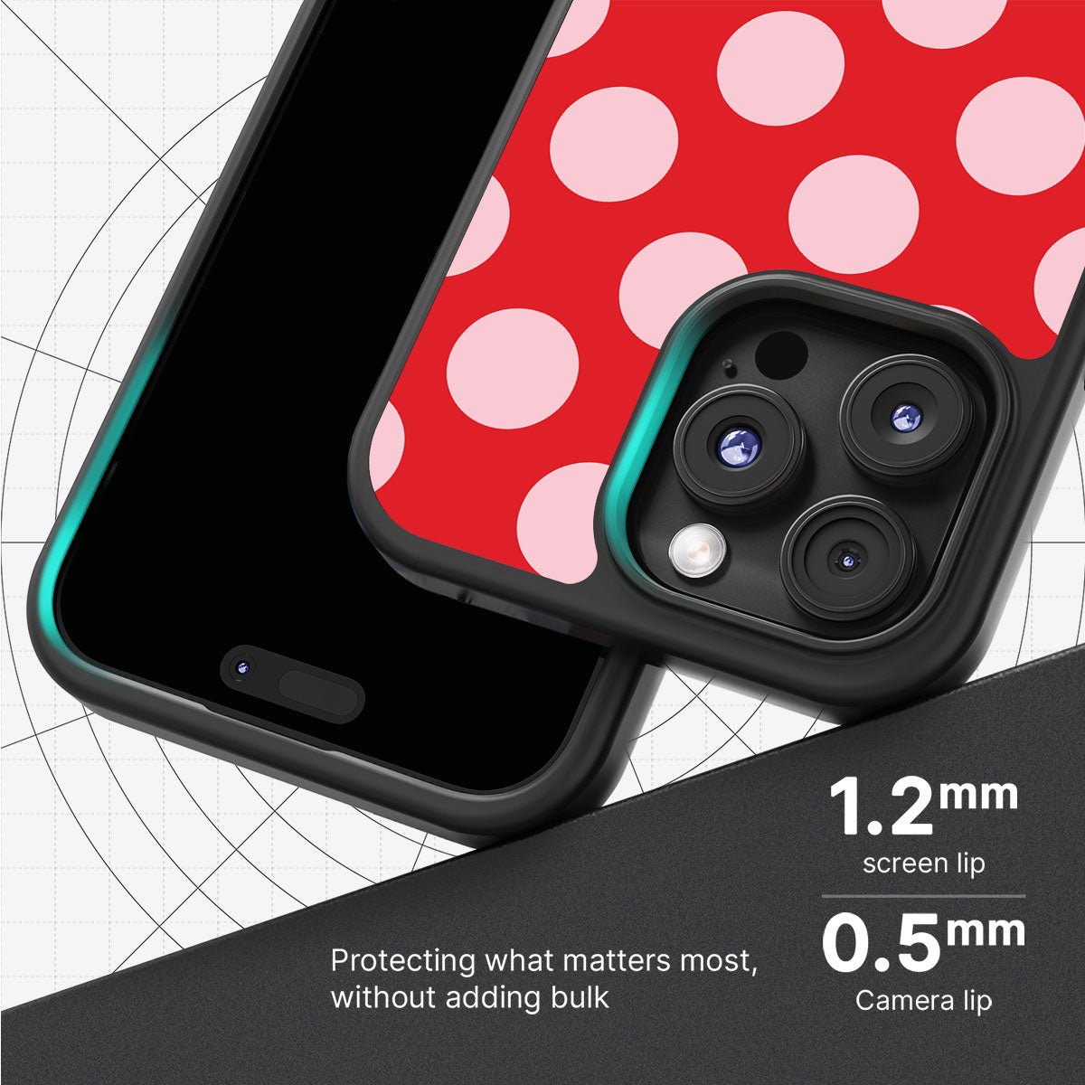 Rouge Blush - iPhone 16 Pro Case #case type_core (magsafe), #case type_core (non magsafe)