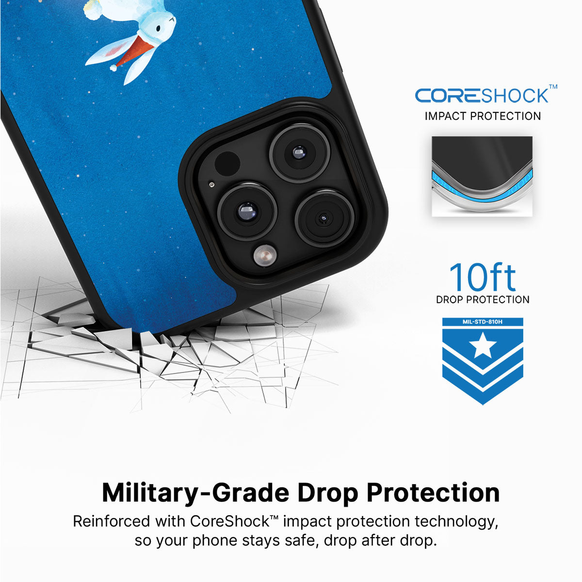 Santa Bunny - iPhone 16 Pro Case #case type_core (magsafe), #case type_core (non magsafe)