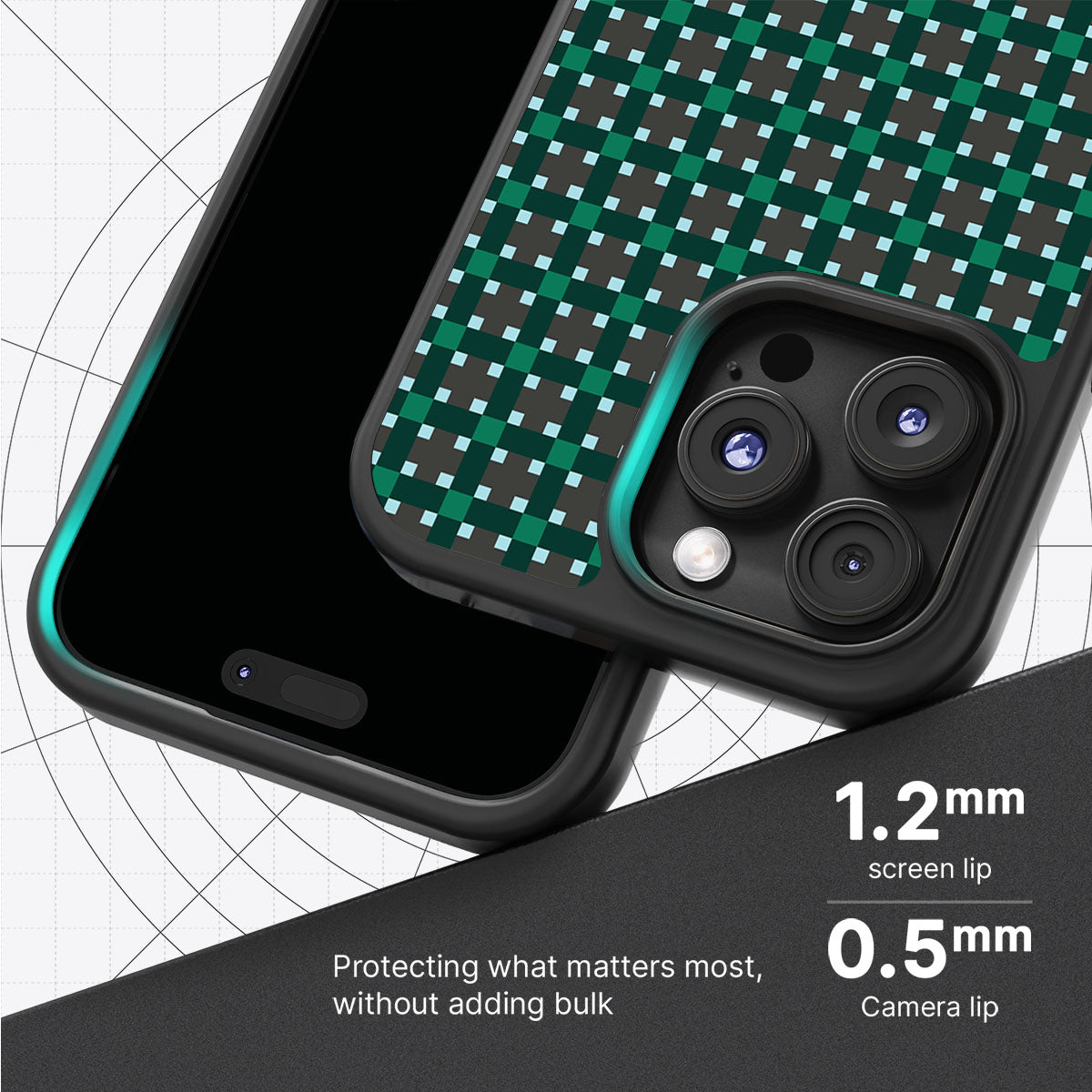 Sea of Emeralds - iPhone 16 Pro Case #case type_core (magsafe), #case type_core (non magsafe)