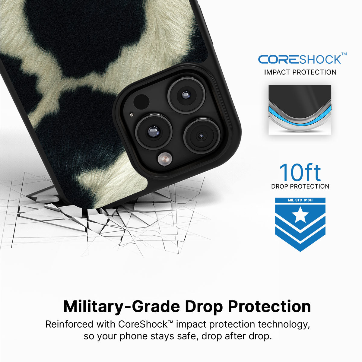 Swiss Cow - iPhone 16 Pro Case  #case type_core (magsafe), #case type_core (non magsafe)