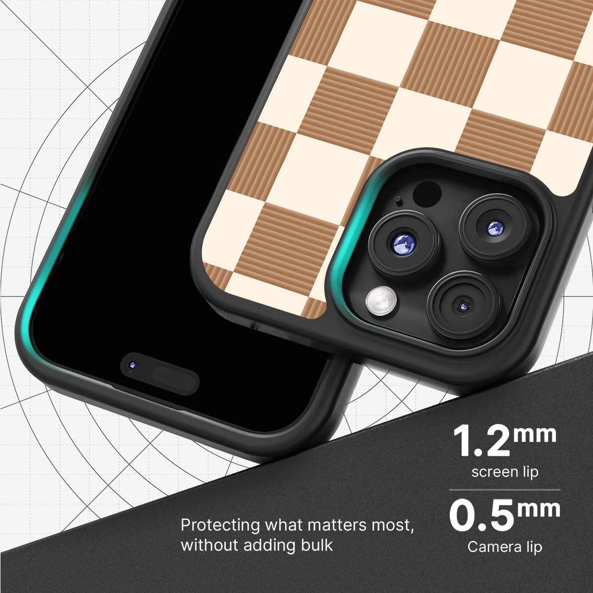 Vintage Mocha - iPhone 16 Pro Case #case type_core (magsafe), #case type_core (non magsafe)