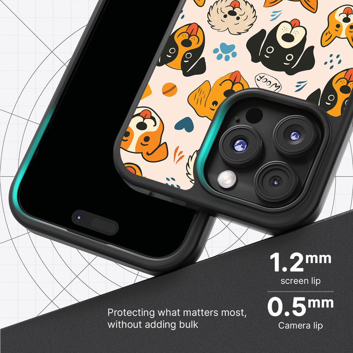 Woof Squad - iPhone 16 Pro Case, #case type_core (magsafe), #case type_core (non magsafe)