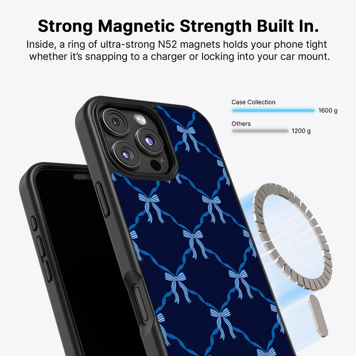 Azure Elegance - iPhone 16 Pro Max Case