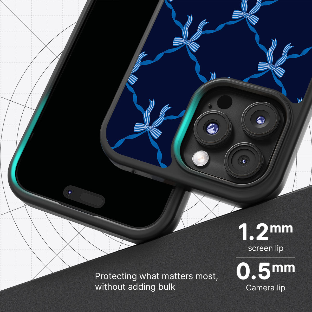 Azure Elegance - iPhone 16 Pro Max Case