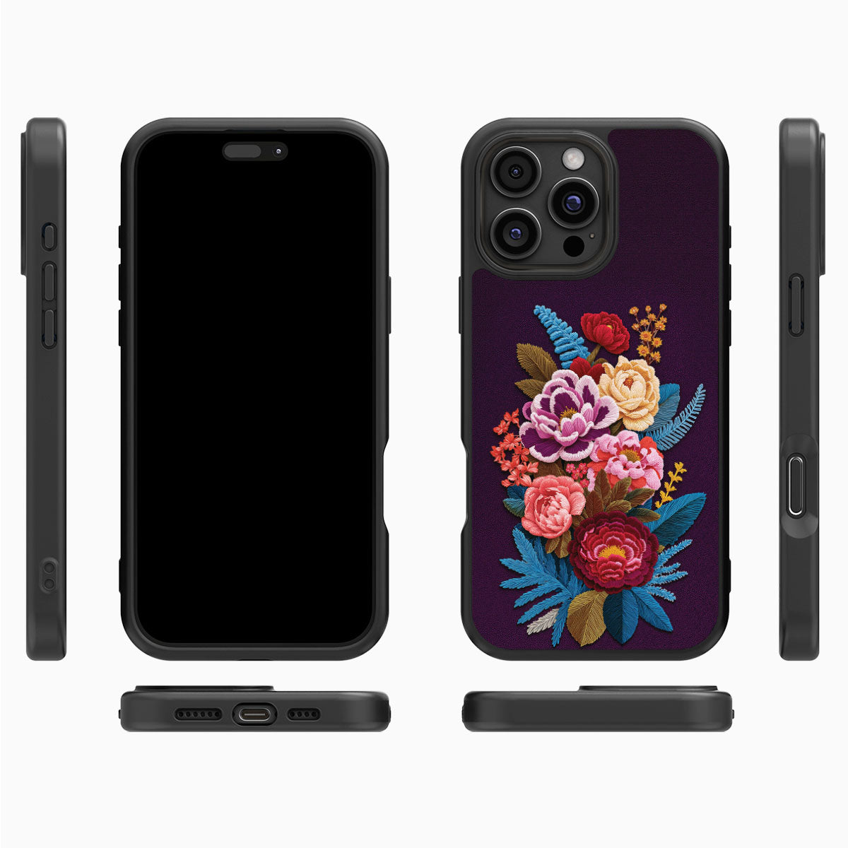 iPhone 16 Pro Max Case with MagSafe – Baroque Bloom