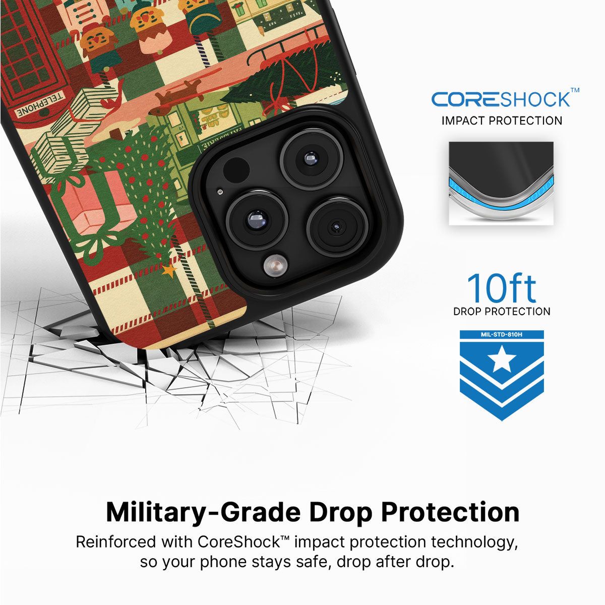 Christmas Joy - iPhone 16 Pro Max Case #case type_core (magsafe), #case type_core (non magsafe)