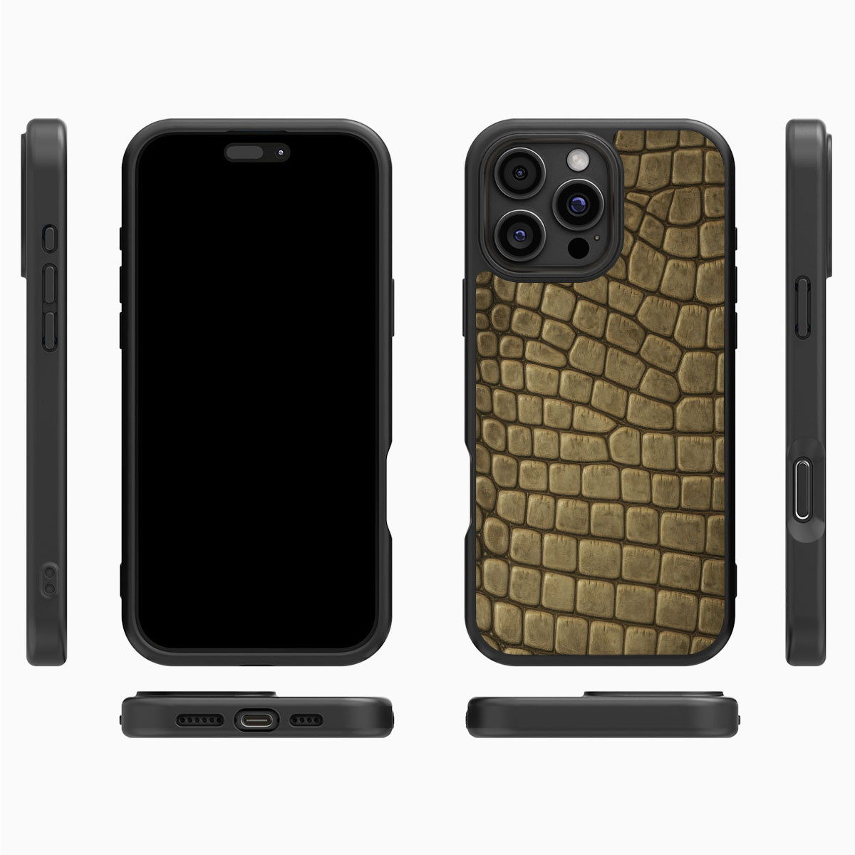 Croc Scales - iPhone 16 Pro Max Case  #case type_core (magsafe), #case type_core (non magsafe)