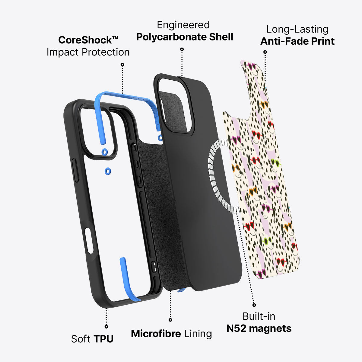 Dalmatian Dog - iPhone 16 Pro Max Case