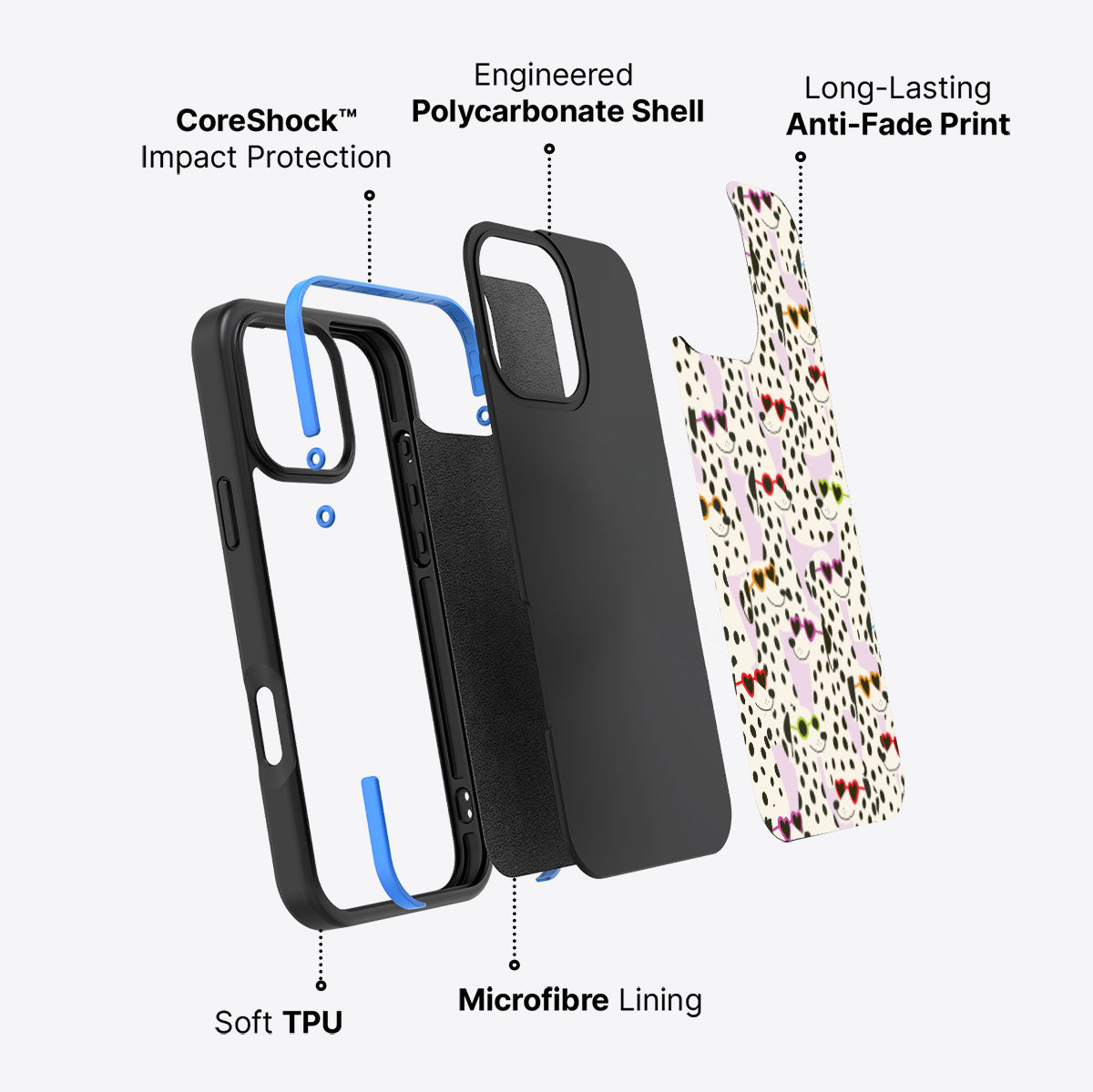 Dalmatian Dog - iPhone 16 Pro Max Case