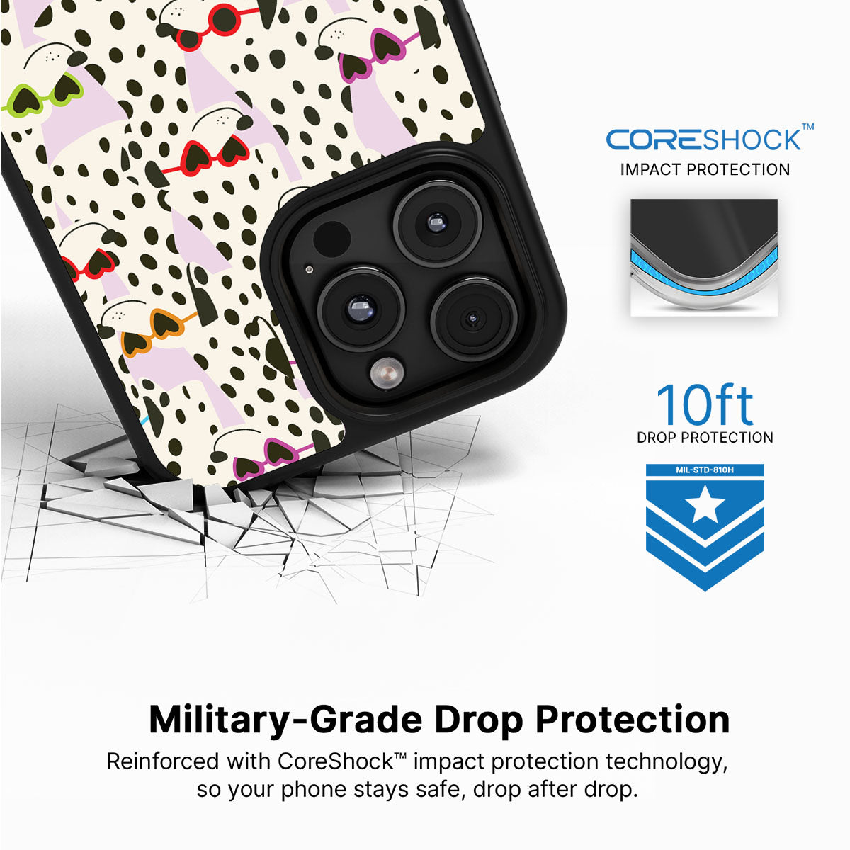 Dalmatian Dog - iPhone 16 Pro Max Case