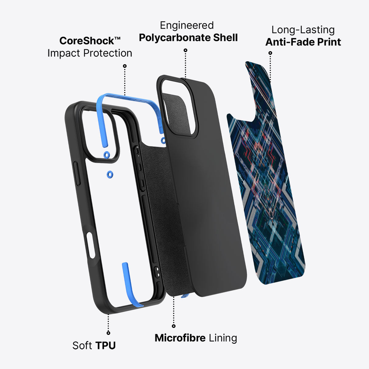 Electropolis - iPhone 16 Pro Max Case #case type_core (non magsafe)