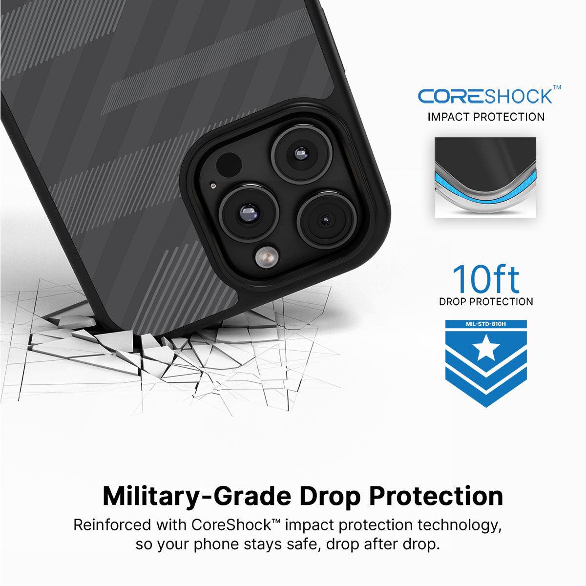 Gray Twill Play - iPhone 16 Pro Max Case
