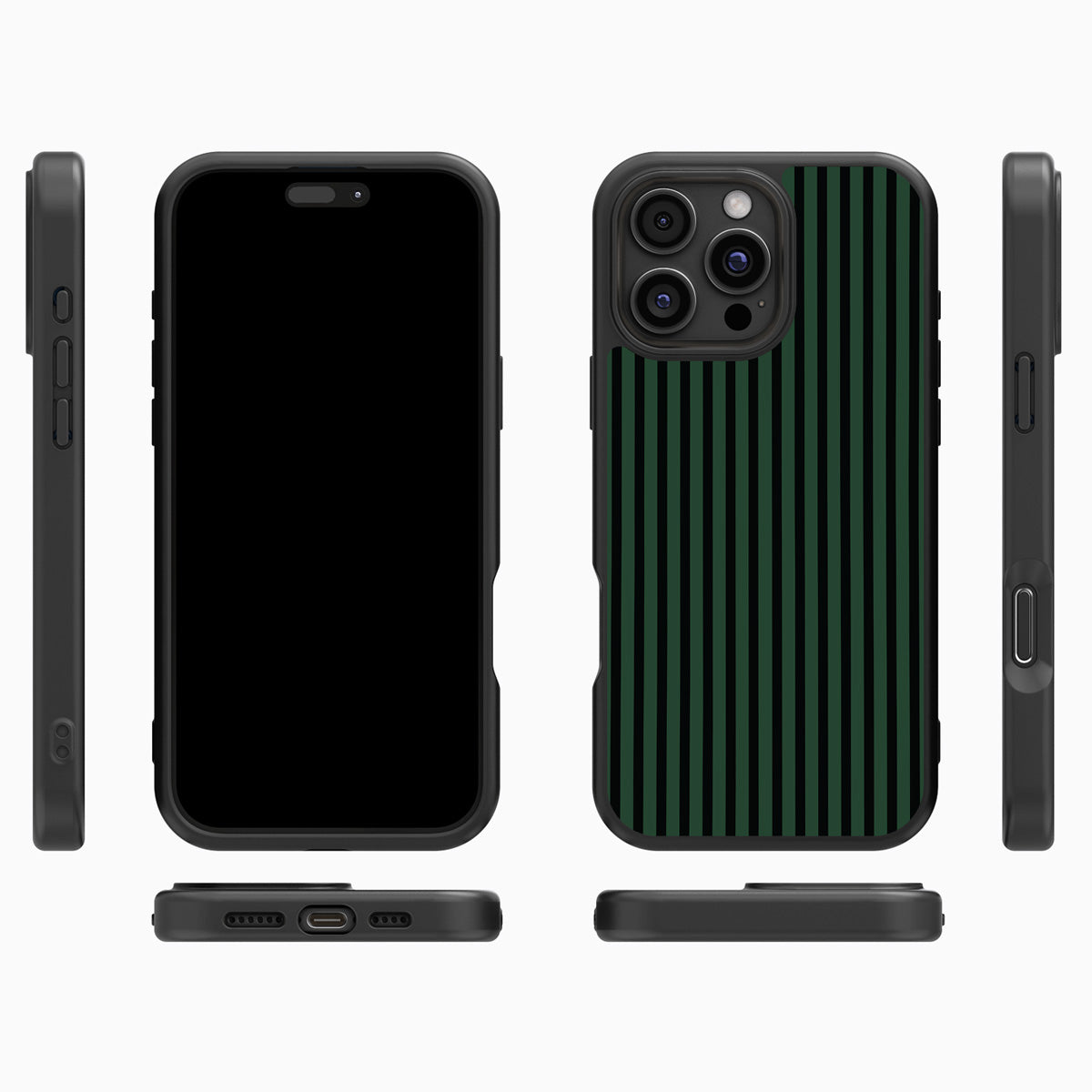 Green Stripe iPhone 16 Pro Max Case – Jungle Rule | MagSafe — view 7