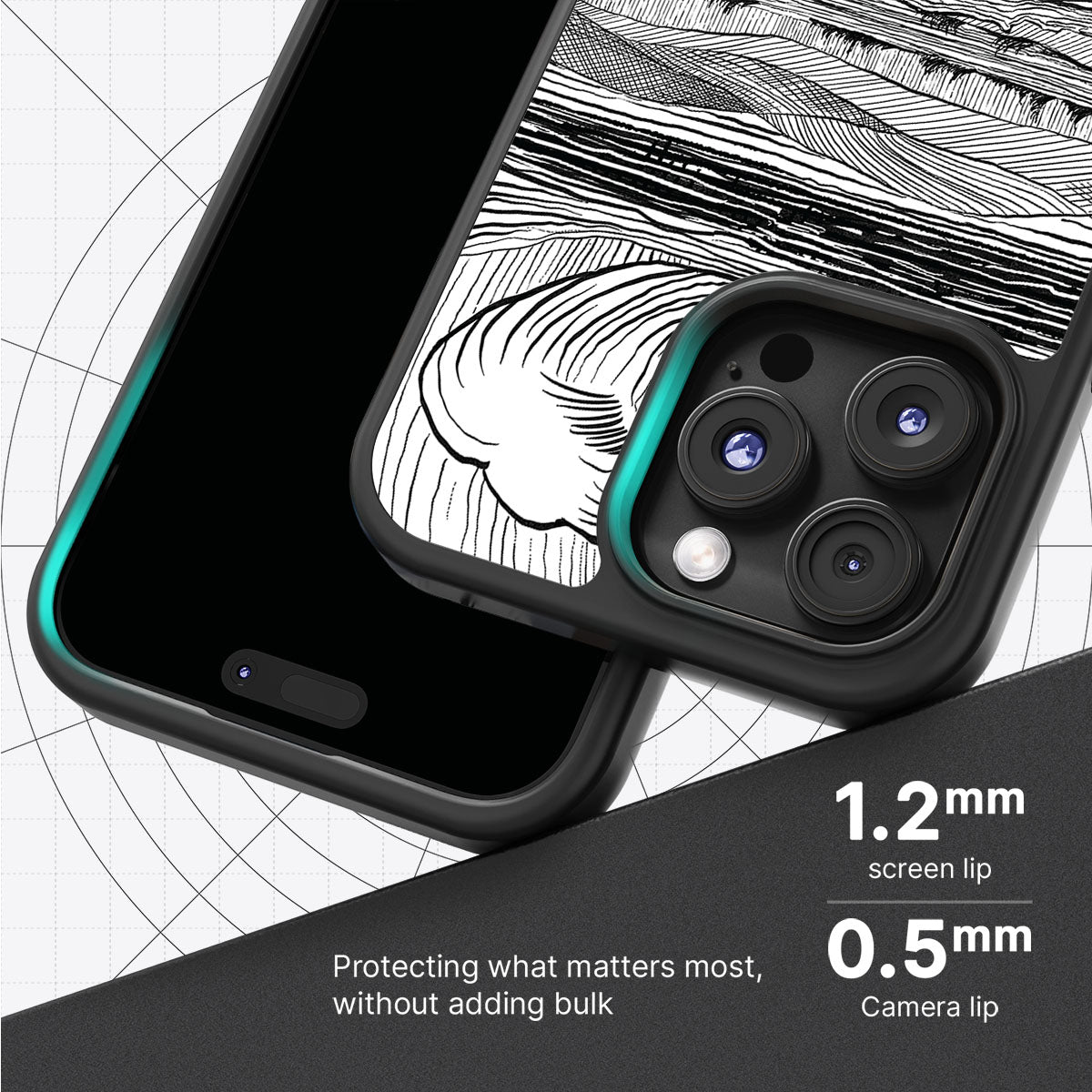 Linear Landscape - iPhone 17 Pro Max Case