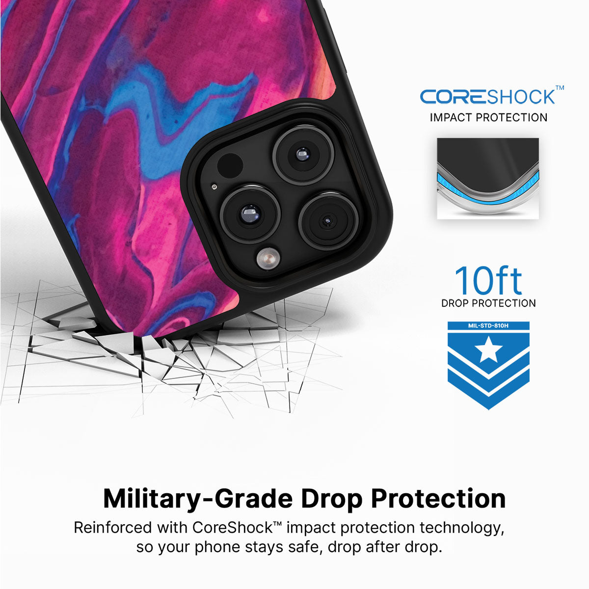 Luminous Lava - iPhone 16 Pro Max Case, #case type_core (magsafe), #case type_core (non magsafe)