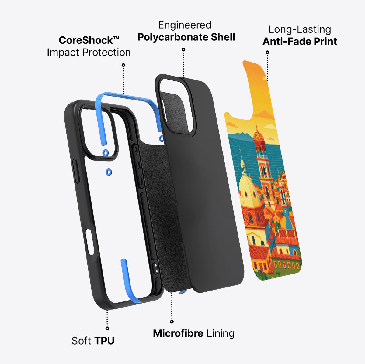 Mexico - iPhone 16 Pro Max Case #case type_core (non magsafe)