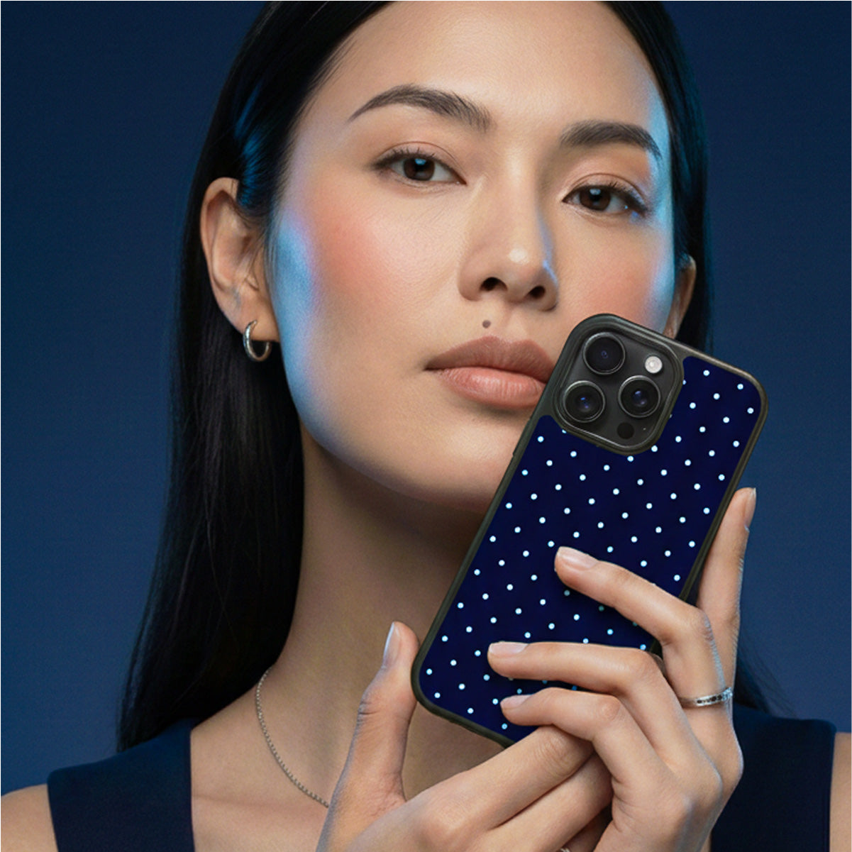 Navy Whisper - iPhone 16 Pro Case