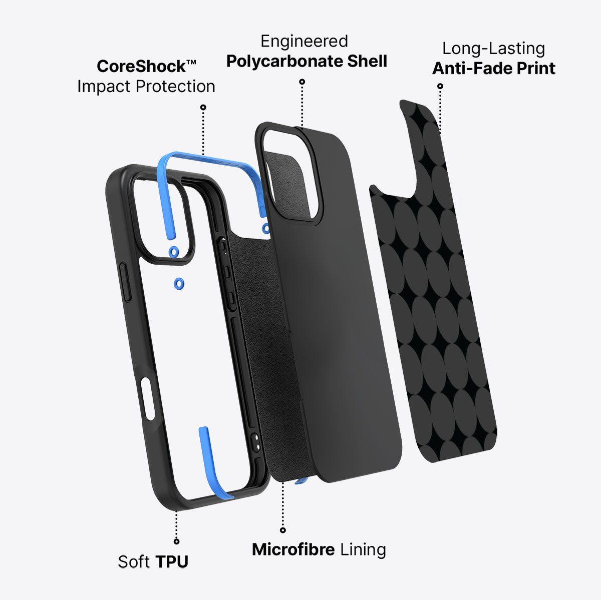 Night Eclipse - iPhone 16 Pro Max Case #case type_core (non magsafe)