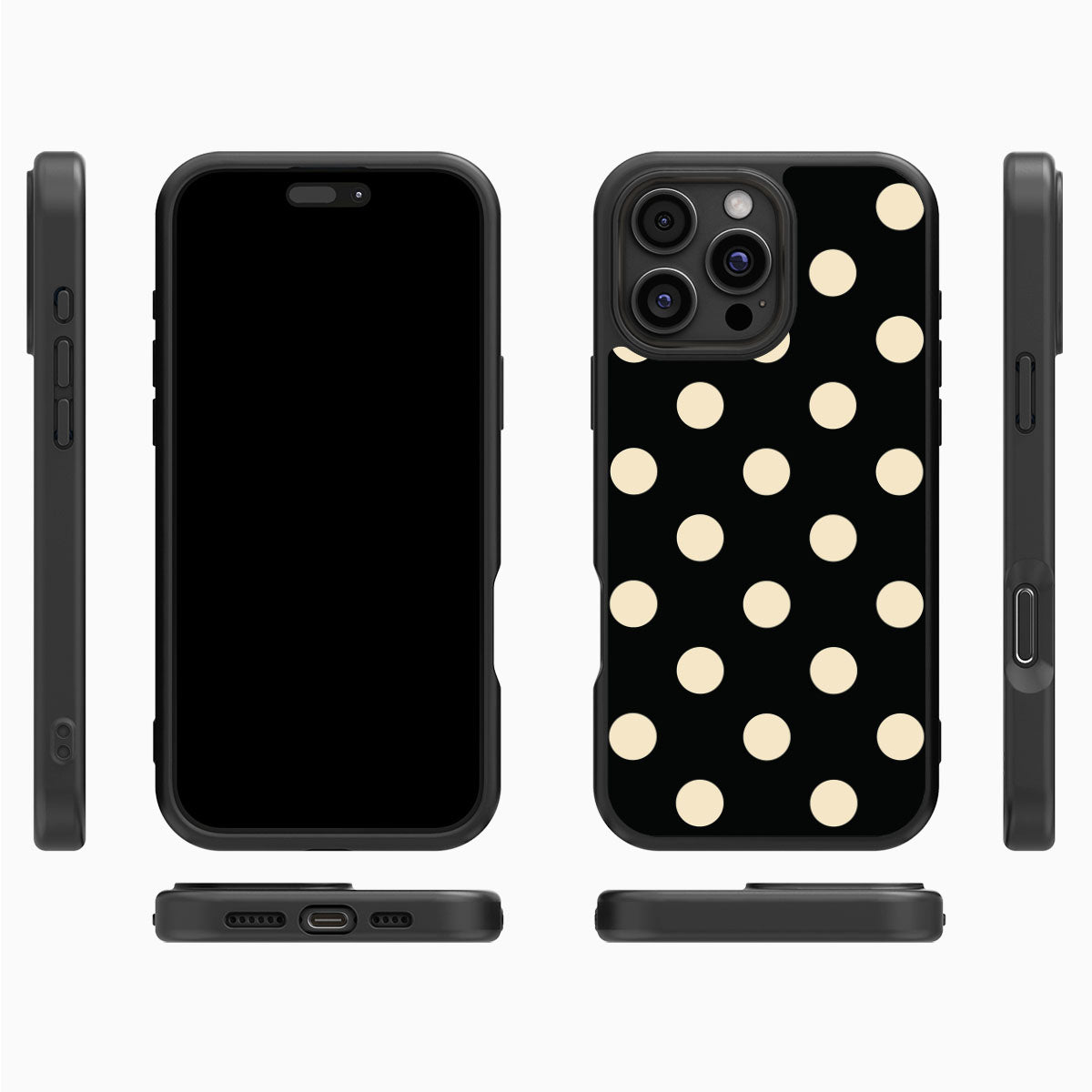 Noir Cream - iPhone 16 Pro Max Case #case type_core (magsafe), #case type_core (non magsafe)