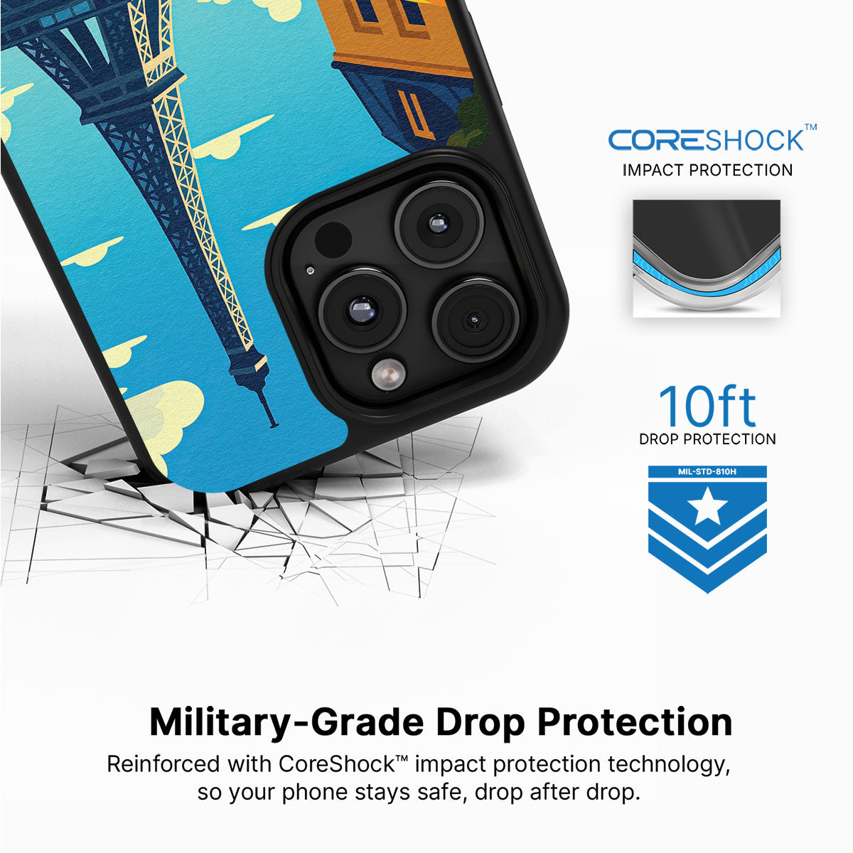 Paris - iPhone 16 Pro Max Case #case type_core (magsafe), #case type_core (non magsafe)