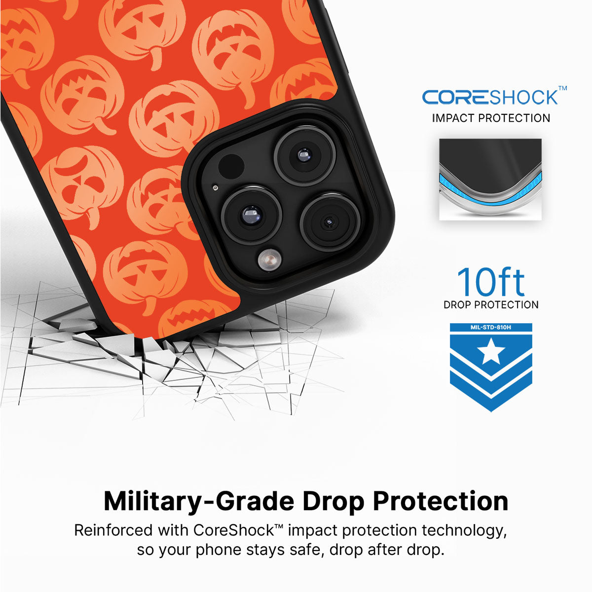 Pumpkin Parade - iPhone 16 Pro Max Case #case type_core (magsafe), #case type_core (non magsafe)