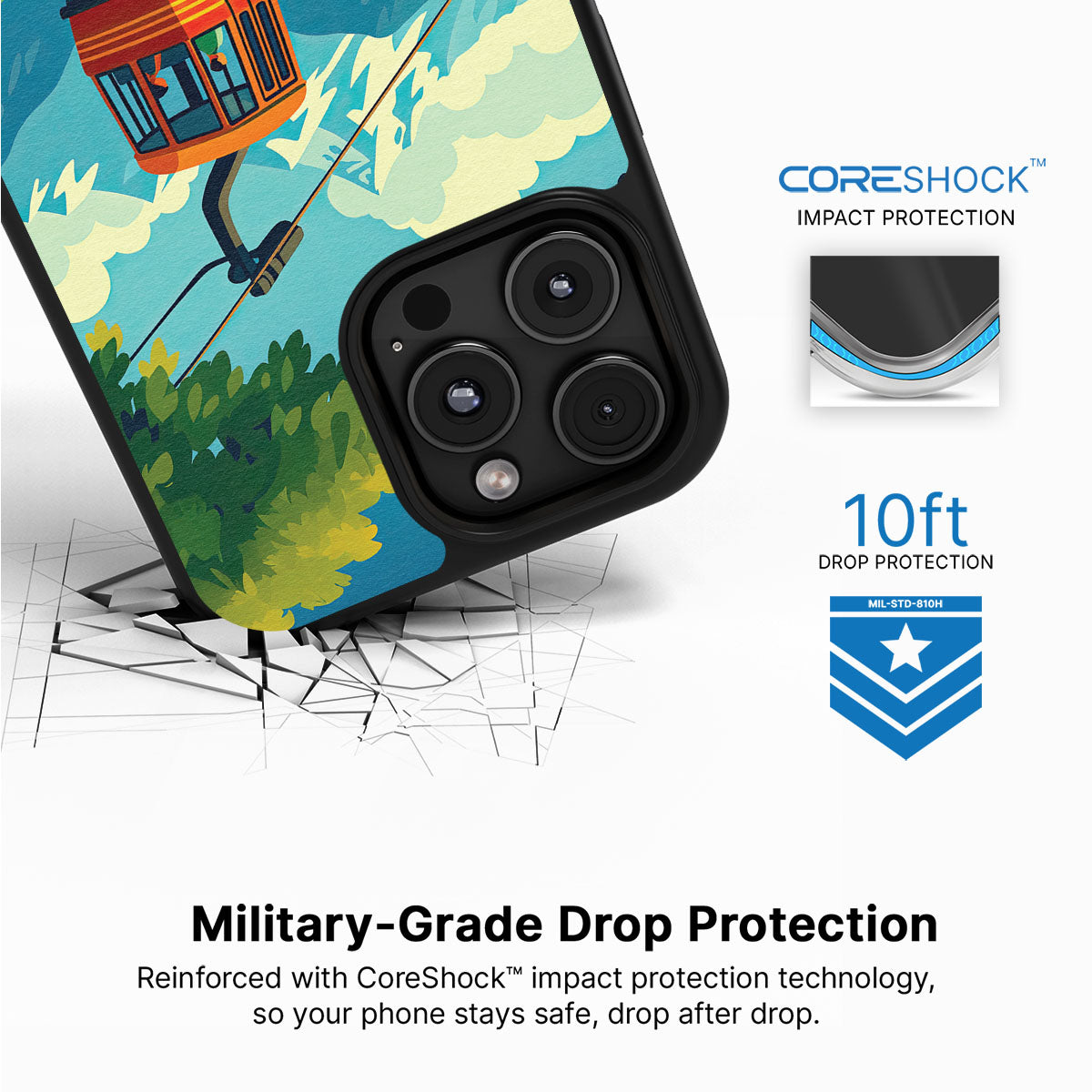 Queenstown - iPhone 16 Pro Max Case #case type_core (magsafe), #case type_core (non magsafe)