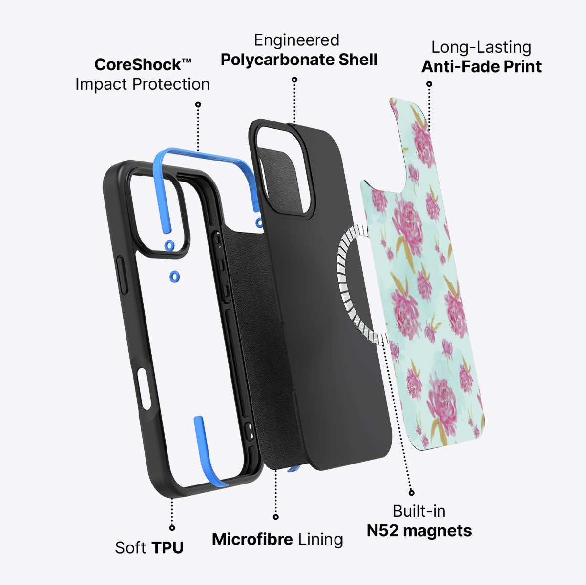 Rose Impressions - iPhone 16 Pro Max Case