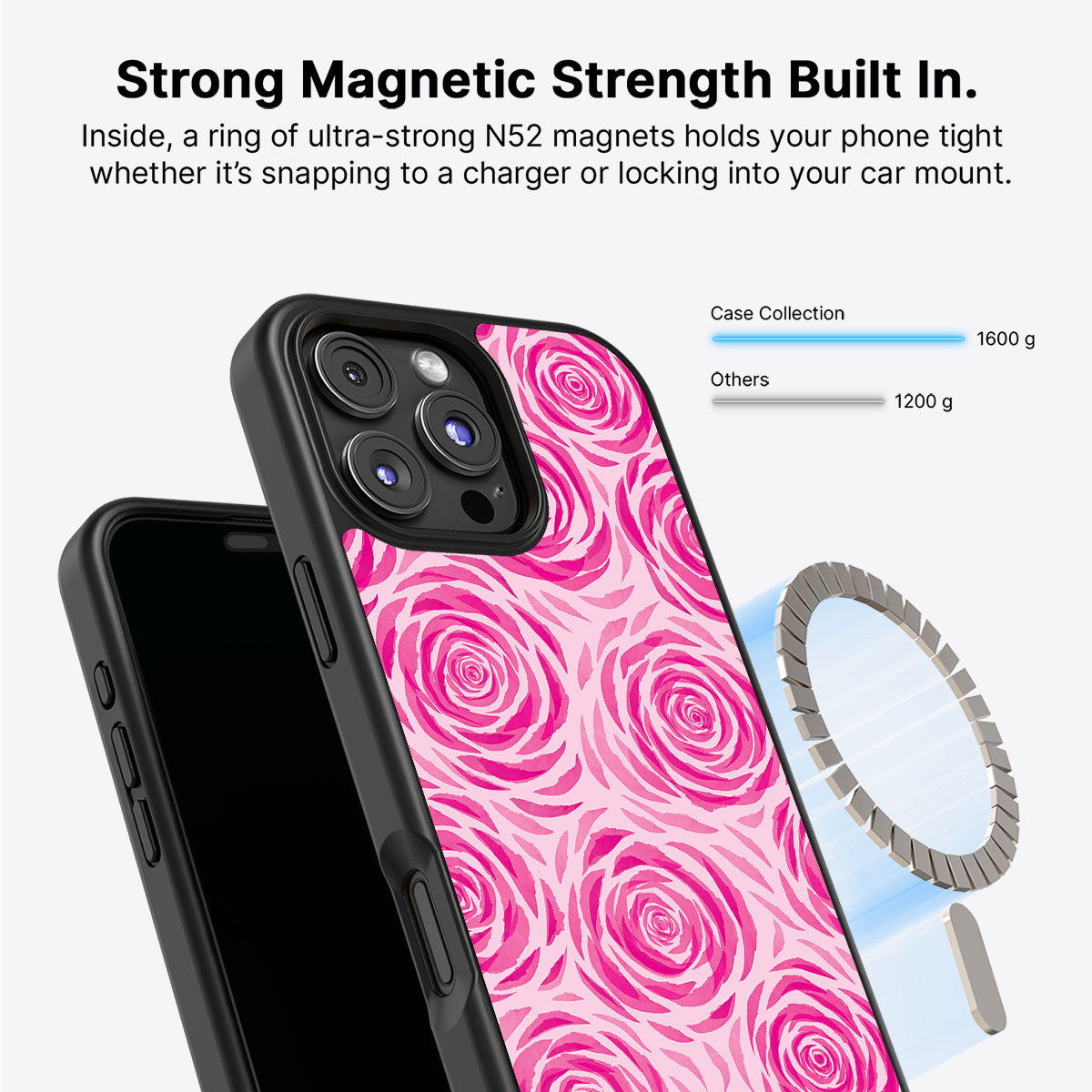 Rosy Reverie - iPhone 16 Pro Max Case  #case type_core (magsafe)