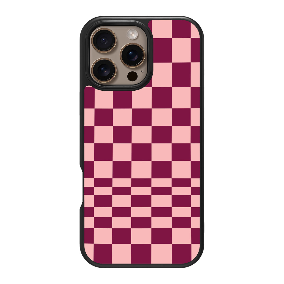 Rouge Board design back view – iPhone 16 Pro Max case