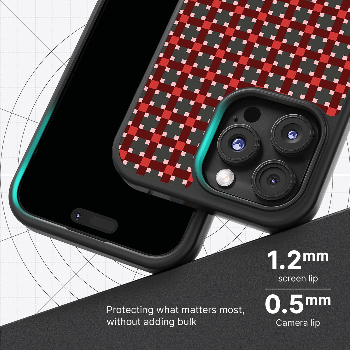 Sea of Rubies - iPhone 16 Pro Max Case #case type_core (magsafe), #case type_core (non magsafe)