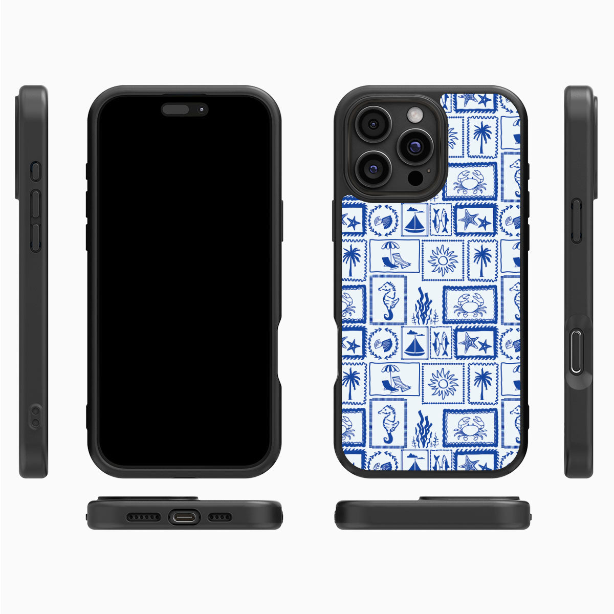 Seaside Sketches - iPhone 16 Pro Max Case