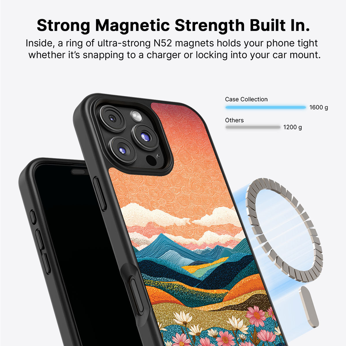 iPhone 16 Pro Max Case with MagSafe – Soft Horizon